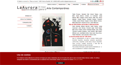 Desktop Screenshot of galerialaaurora.com